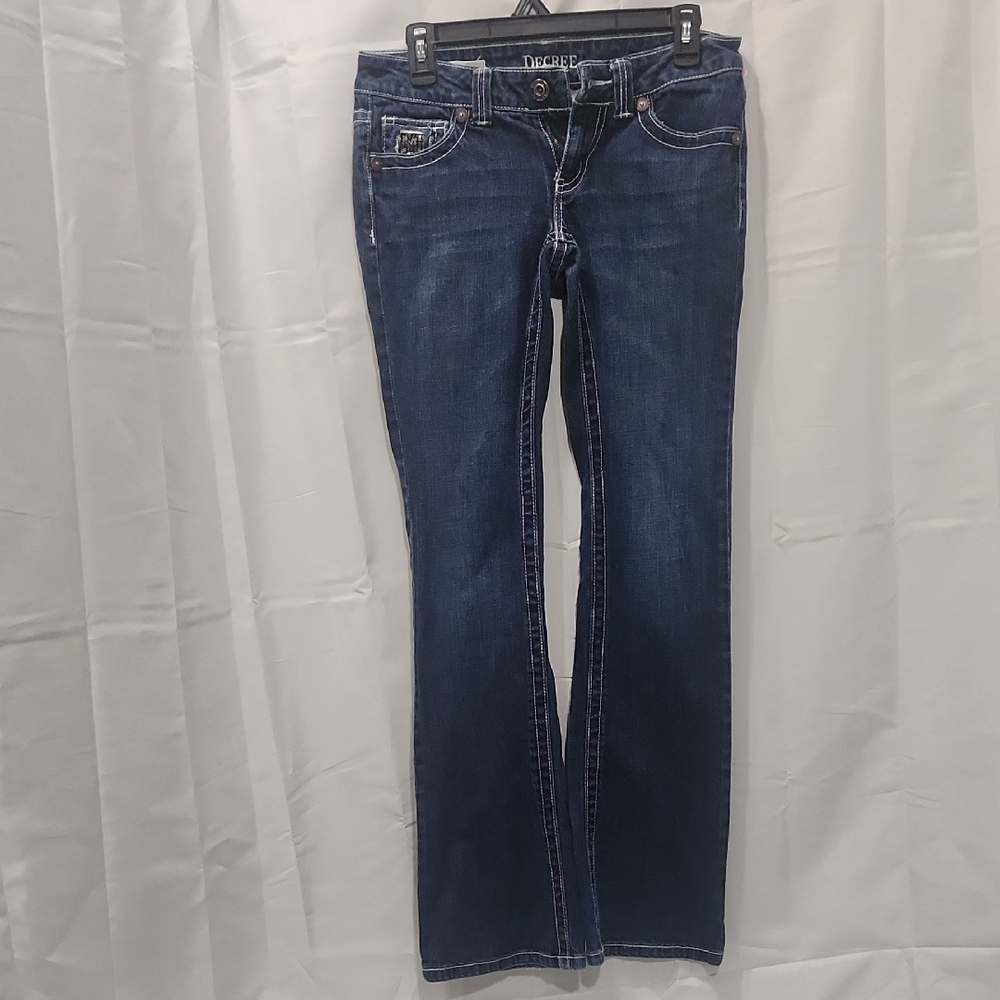 DKNY Blue Boot Cut Jeans Timeless Design